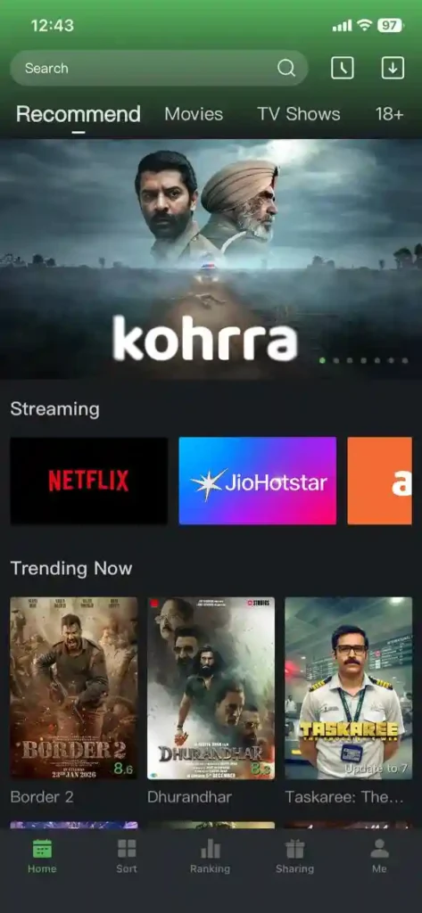 Spray Ledger Movie App 1