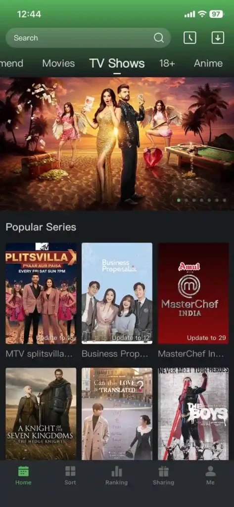 Spray Ledger Movie App 3